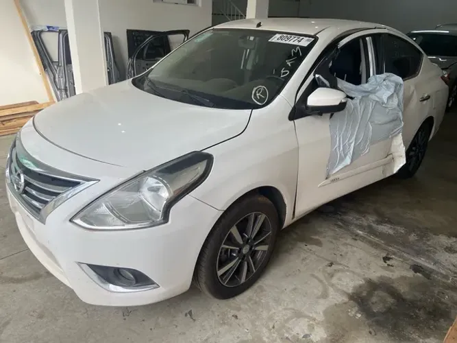 Sucata Nissan Versa SL 1.6 Automático 2020 Motor Cambio Suspensão Airbag Capo Parachoque