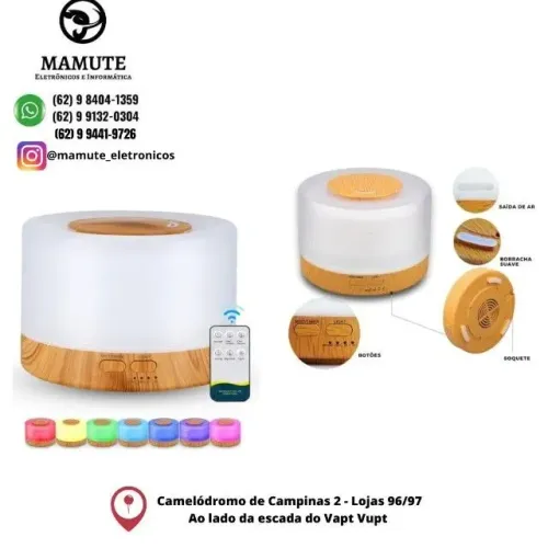 Umidificador Purificador De Ar Aromatizador Elétrico 700ml