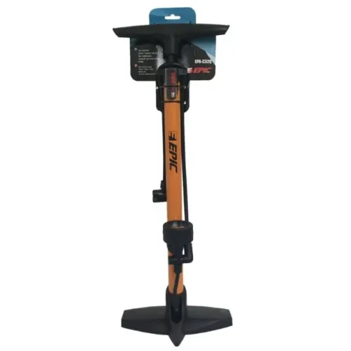 Bomba de Pé para bicicletas Epic EPA-C32Q Com Manômetro até 160psi Presta e Schrader 4909