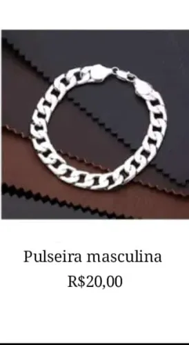 Pulseira masculina 
