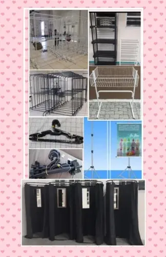 Alugamos Araras/Cabideiros de roupas para bazar/brechós