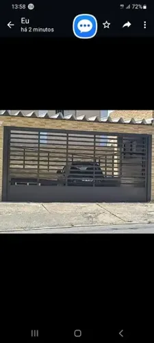 Portão em Alumínio Bronze