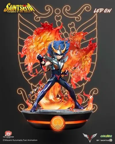 Estátua Ikki de Fênix Immortals Studio Licenciado 21cm