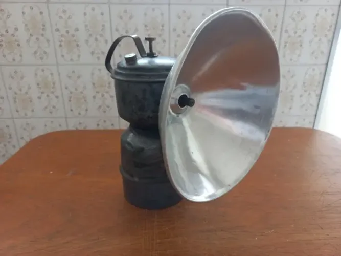 Antiga Lamparina a Carbureto - RARIDADE