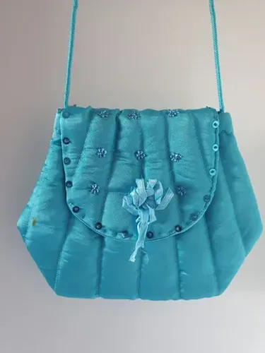 Bolsa vintage azul