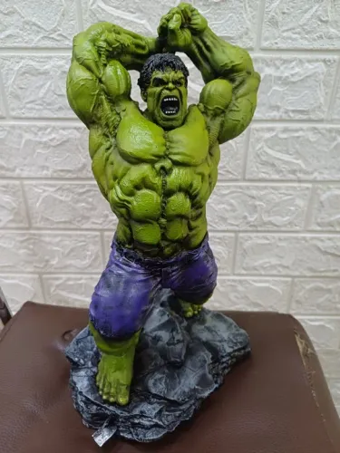 Hulk Action Figure - Colecionável Boneco Resina 34cm