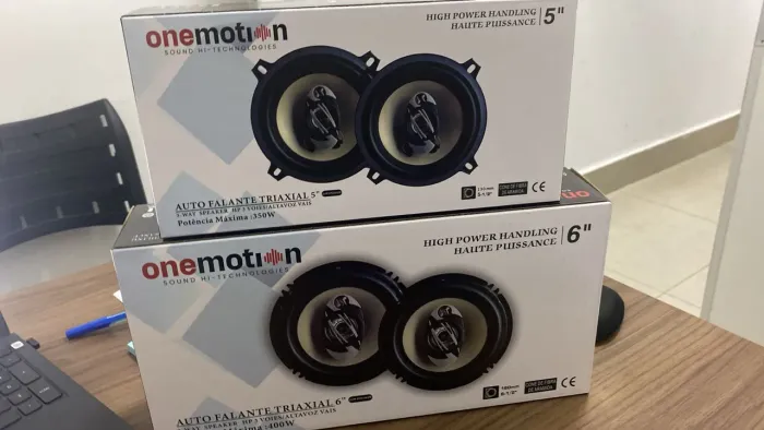 Kit de auto falantes 5 e 6 polegadas 4 unidades  