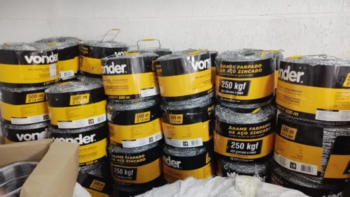 R$ 299,00 ROLO 500m DE ARAME FARPADO VONDER