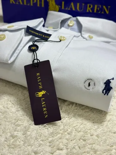 Camisa Manga Longa Oxford Polo Ralph Lauren - Branca - Tam. GG