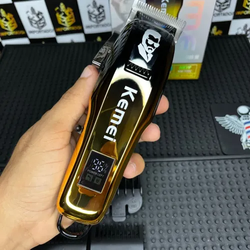 Máquina de Cortar Cabelo Kemei Profissional