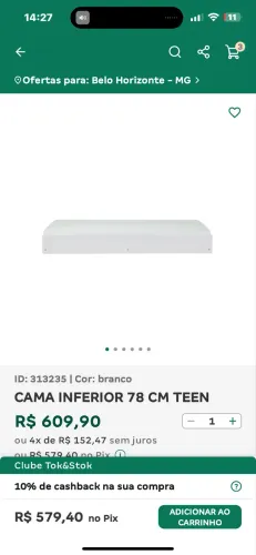 Cama solteiro interior solteiro TEEN