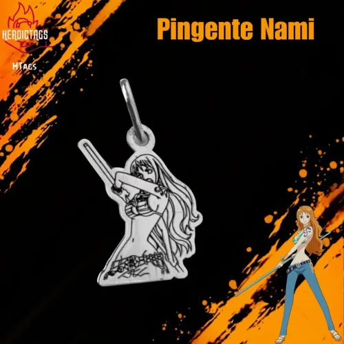 Pingente de Prata - Nami (One Piece)