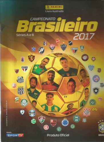 campeonato brasileiro 2017 - COMPLETO FIGURINHAS MUITO BEM COLADAS 180.00