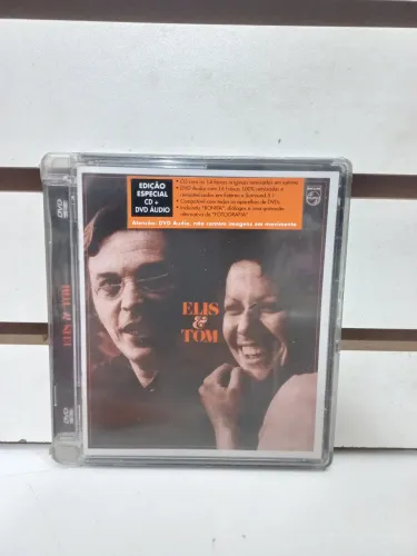 Cd +DVD, áudio ELIS, TOM lagrado 