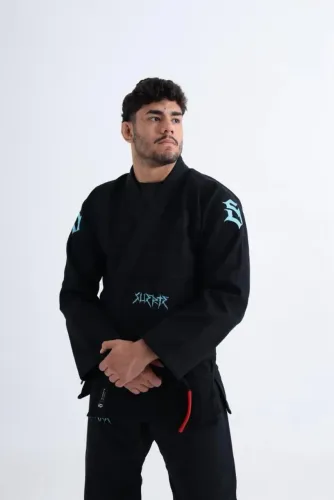 KIMONO SUERTE PREMIUM SKY BLUE BLACK EDITION