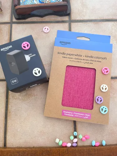 Carregador e capa Kindle