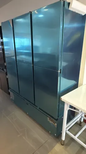 MINI CAMARA COMERCIAL RESFRIADOS 6 PORTAS INOX NOVA 