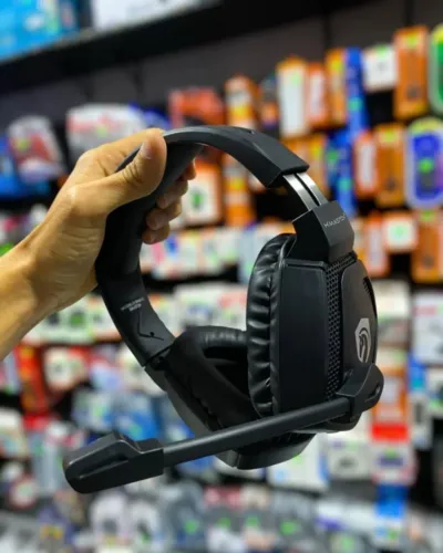 Headset Gamer H'MASTON SNS12 - Áudio HIFI, LIGHTNING RGB e Multiplataforma!