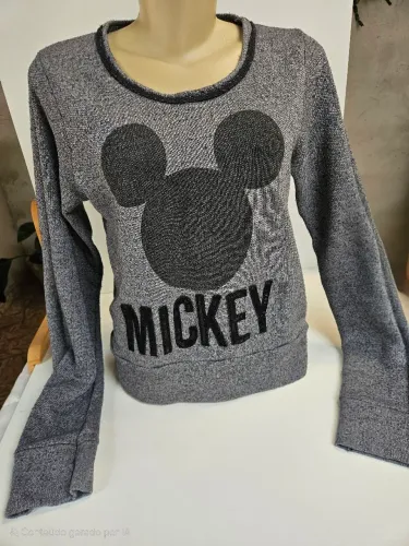 Blusa Mickey Cinza
