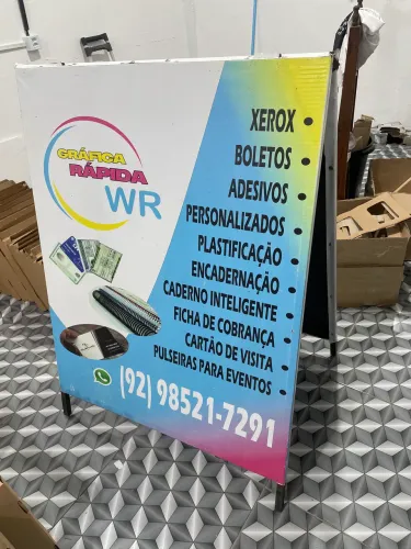 Cavalete de ferro