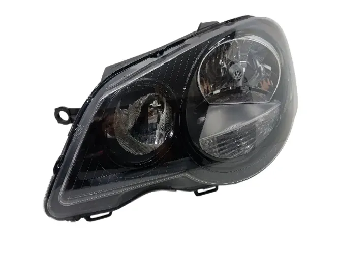 Farol esquerdo Polo 2013 2014 Mascara Negra Original Recuperado 6QE941007D