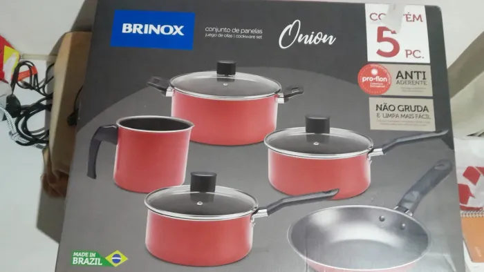 Conjunto de panelas Brinox Onion
