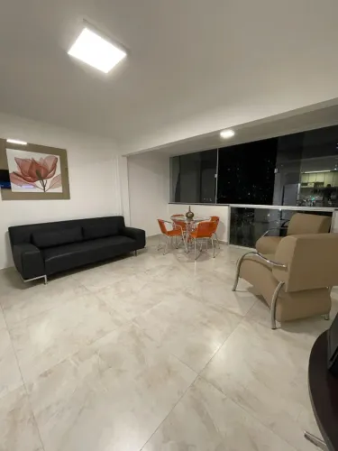 Apto Mobiliado, 104m², 3/4, 1 vaga no Ed. Candido Ferreira