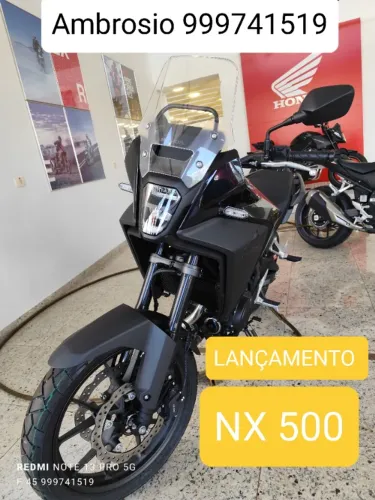CB 500 x Agora NX 500 2026 preta