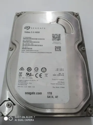 Hd Seagate 3.5HDD SATA 1TB 89v