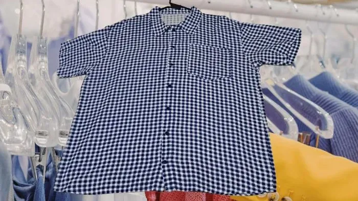 CAMISA QUADRICULADA E CHAPÉU DE PALHA