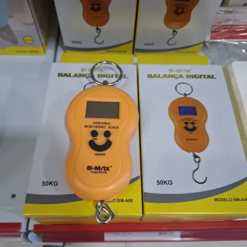Balança de Gancho Digital para Pesca e Bagagem 50Kg