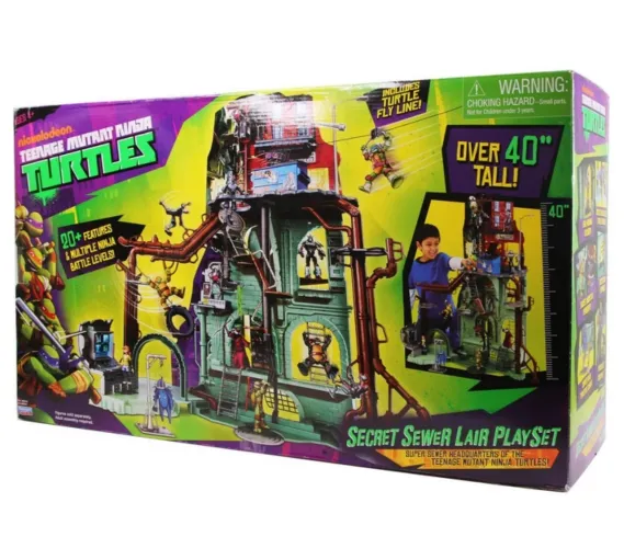 Playset Tartarugas Ninja - Quartel General Secreto