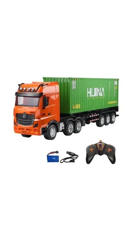CAMINHÃO RC REBOQUE CONTÊINER HUINA 1317 - MAIS BARATO RS ARO DO BRASIL ?