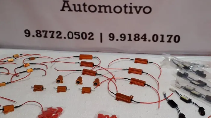 Resistor canceller pra lâmpada de LED aceito cartão!