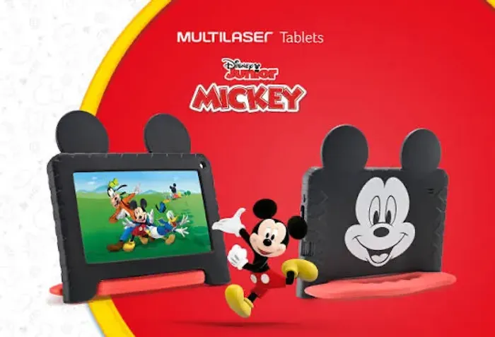 Tablet Infantil Multilaser NB414 7? 64GB 4GB RAM Android 13 Go Edition Quad Core Wi-Fi