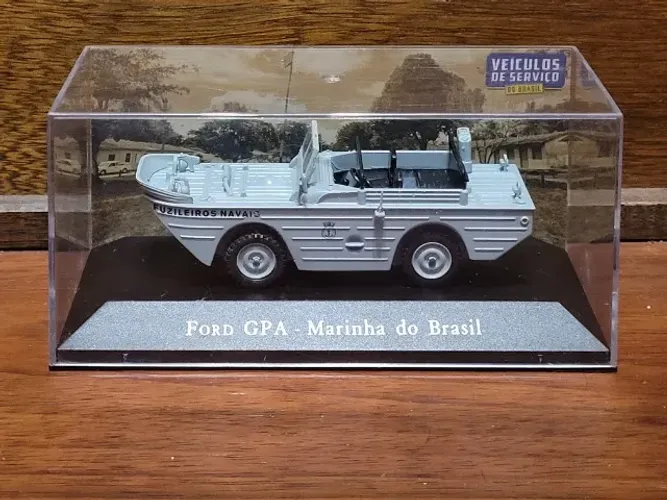 Ford GPA Marinha do Brasil Coleção Veículos de Serviço do Brasil - Carrinho Miniatura 1/43