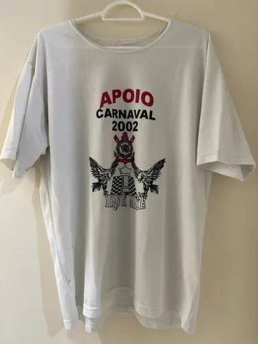 Camiseta Gavioes da Fiel Apoio Carnaval 2002 - Tamanho G