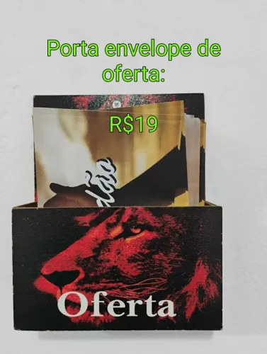 Porta envelope de oferta / Suporte para envelope