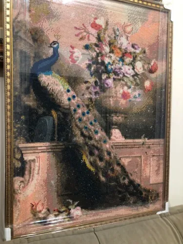 Quadro Decorativo de Pavão