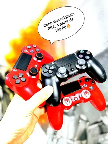 Controles de PS4 originais seminovos. Com garantia. Loja física!!!