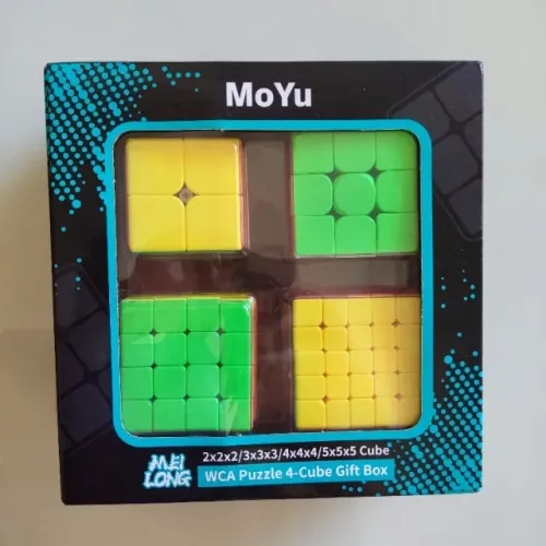 ? Kit 4 Cubos Mágicos Profissionais - Não Travam!