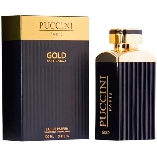 Perfume Puccini Gold Pour Homme Eau de Parfum Masculino 100ML
