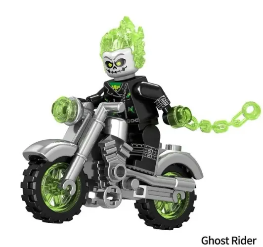 Vingança o Motoqueiro fantasma miniatura minifigure 