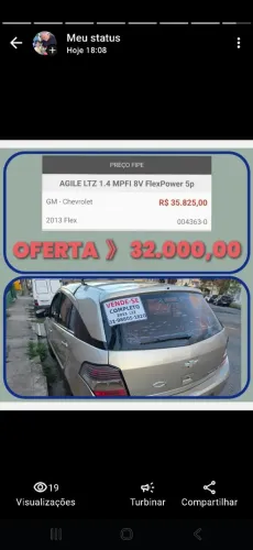 Chevrolet Agile LTZ 1.4 MPFI 8V Flexpower 5P 2013