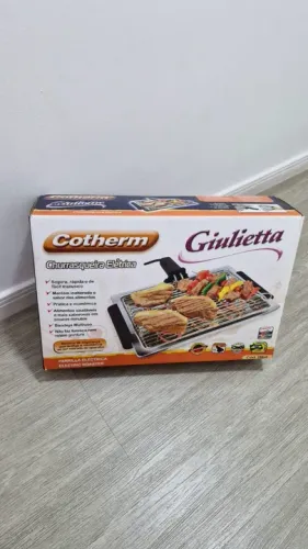Churrasqueira Elétrica Portátil Grelha Removível 110V Cotherm Giulietta Grill