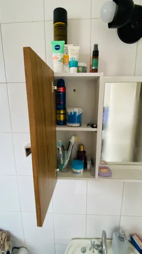 ARMARIO COM ESPELHO BANHEIRO
