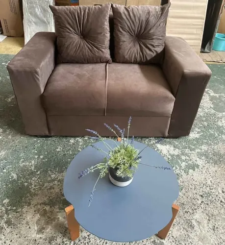 Sofá 2 lugares confortável e elegante