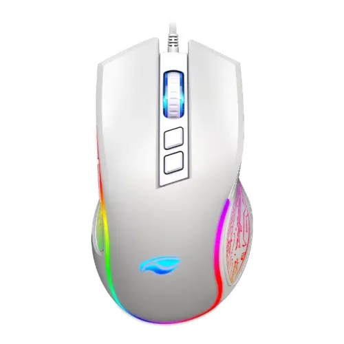 Mouse Gamer C3Tech Ravage MG-720WH White Rgb 12.800DPI com Software/Macro - WZetta