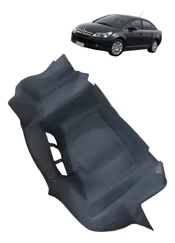Carpete Forro Porta Malas Esquerdo C4 Pallas 2007 2013 Preto