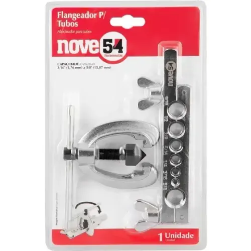 JOGO DE FLANGEADOR P/TUBOS 4 A 16MM-NOVE54